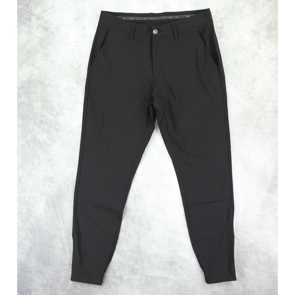 Primo Golf Jogger Pants Mens 32 Black Tapered Stretch Performance Trousers
